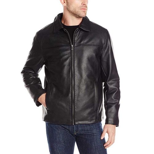 Áo Khoác Da Nam Cole Haan Signature Faux-Leather Jacket Màu Đen