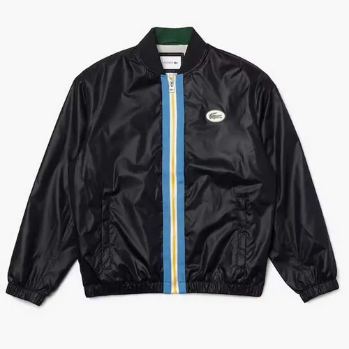 Áo Khoác Lacoste Campera Bomber De Hombre Heritage Màu Xanh Navy Size 48