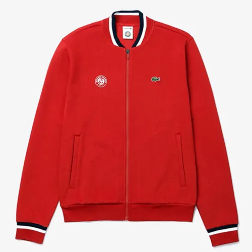 Áo Khoác Lacoste Roland Garros Jacket Màu Đỏ Size M