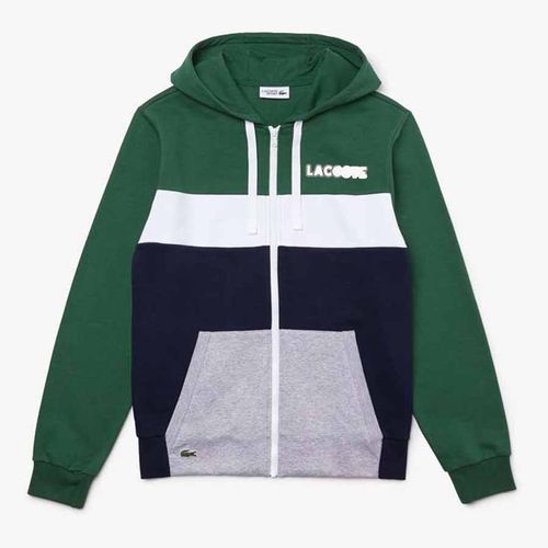 Áo Khoác Nỉ Lacoste Men's Sport Colorblock Fleece Zip Sweatshirt SH1506-58Q Size M-4