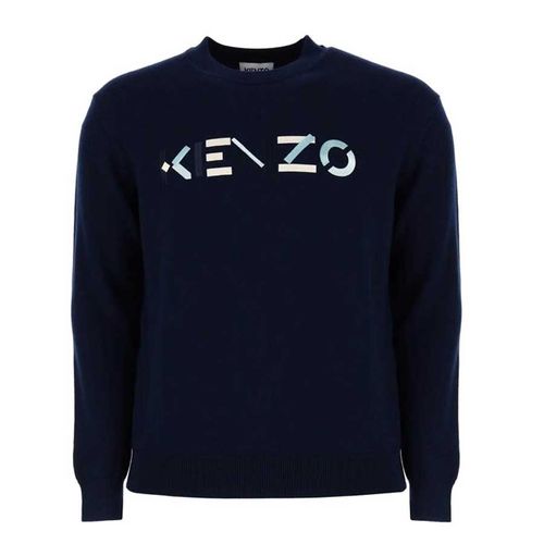 Áo Len Kenzo Sweater With Multicolour Logo Embroidery Size S