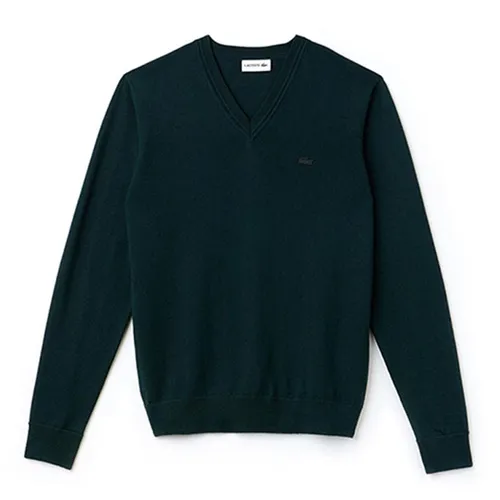 Áo Len Lacoste Men's V-Neck Wool Jersey Sweater Màu Xanh Green Size M - Thời trang - Vua Hàng Hiệu