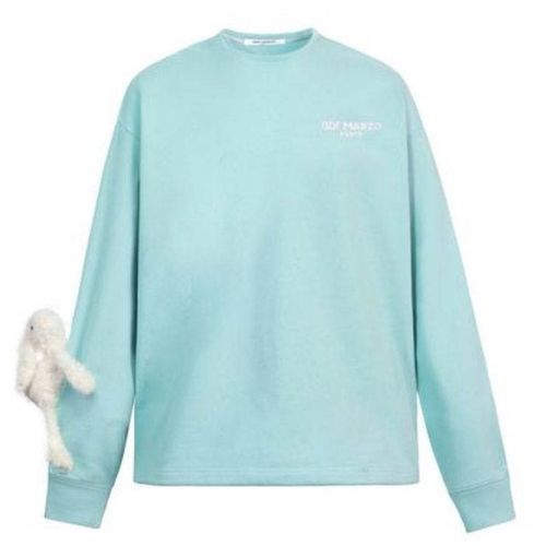 Áo Nỉ 13 De Marzo Handy Plush Rabbit Sweater Iced Aqua