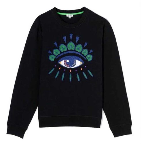 Áo Nỉ Kenzo Men’s Holiday Capsule Collection Eye sweatshirt Black Size XS-3