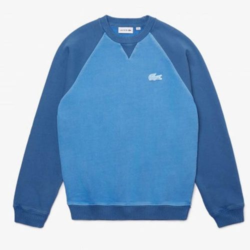 Áo Nỉ Lacoste Men’s Crew Neck Contrast Sleeved Fleece Sweatshirt Size M-1