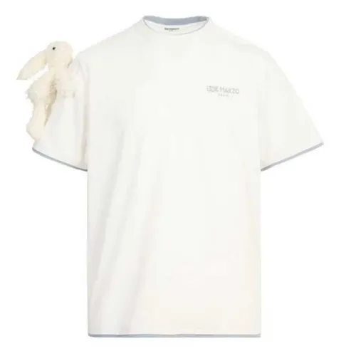 Áo Phông 13 De Marzo Short Sleeve Plush Rabbit Tee White