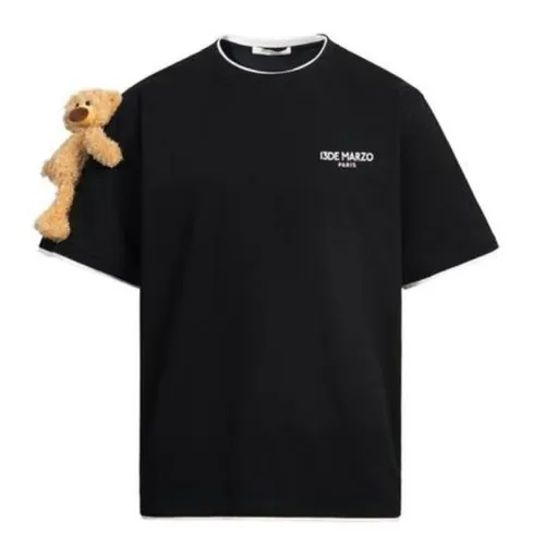 Áo Phông 13 De Marzo Short Sleeve Teddy Bear Tee Black