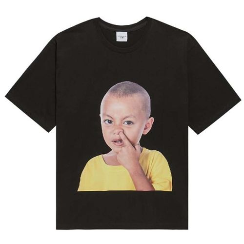 Áo Phông Acmé De La Vie ADLV Hàn Quốc Baby Face Short Sleeve T-Shirt Màu Đen