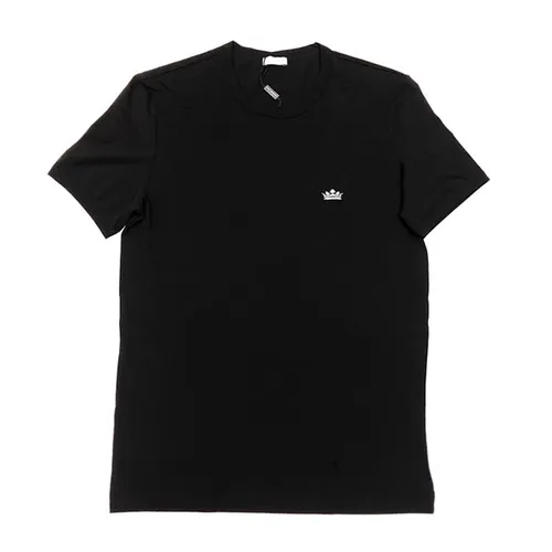Áo Phông Nam Dolce & Gabbana D&G Black Cotton T-Shirt Size XL