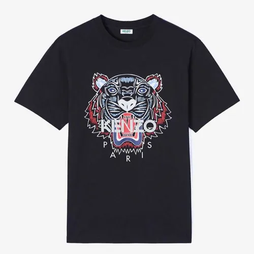 Áo Phông Kenzo Tiger T-shirt Ss2020 Màu Đen Hổ Đỏ