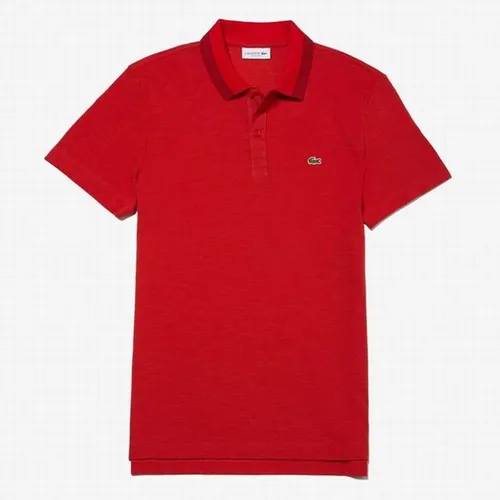 Áo Phông Lacoste Men's Regular Fit Pique Polo Shirt Màu Đỏ