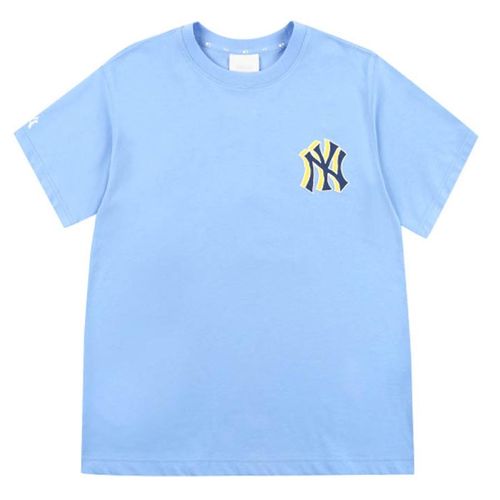 Áo Phông MLB Like Popcorn Overfit Short Sleeve T-shirt New York Yankees Màu Xanh Size L