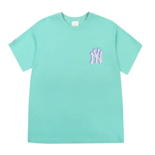 Áo Phông MLB Play Back Pixel Logo Overfit Short Sleeve T-shirt New York Yankees Màu Xanh Ngọc Size XL