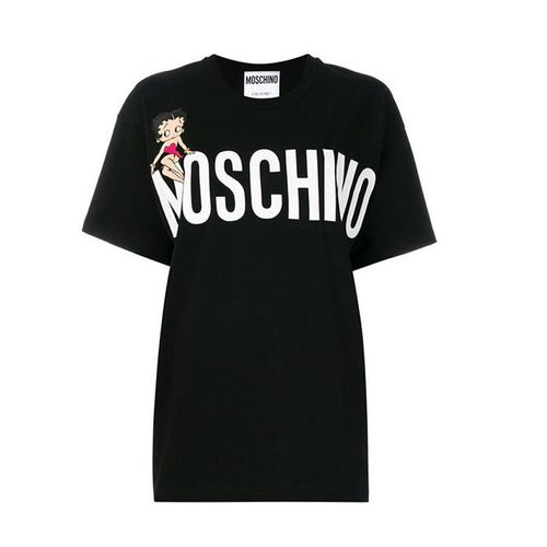 Áo Phông Moschino Betty Boop Women Short Sleeves T-Shirt Black