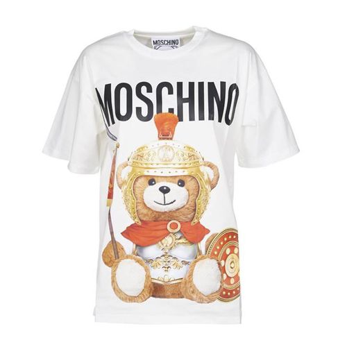 Áo Phông Moschino Roman Teddy Bear T-Shirt White