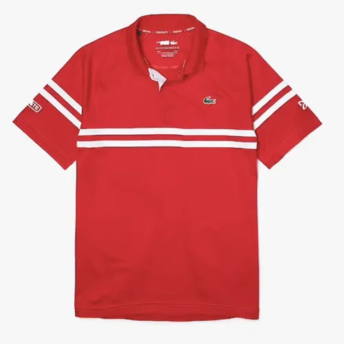 Áo Polo Lacoste Men’s Sport x Novak Djokovic Ultra-Light Striped Size M