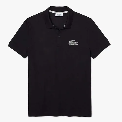 Áo Polo Lacoste Polo Regular Fit Crocodile Badge Màu Xanh Navy Size S
