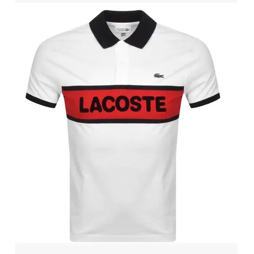 Áo Polo Lacoste Sport Short Sleeved Polo T Shirt White Màu Trắng Size M