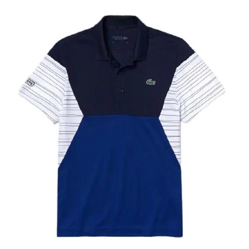 Áo Polo Lacoste Tennis Pique Navy Blue DH8488-51-2F4 Size L