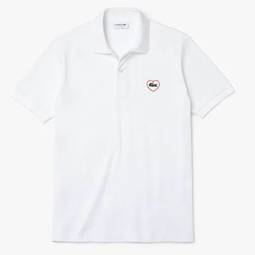 Áo Polo Lacoste Unisex L.12.12 Polo Merci in Cotton Piqué Màu Trắng Size M
