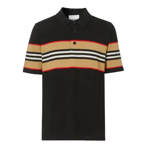 Áo Polo Len Burberry Polo Shirts For Men Màu Đen Size 50 - Thời trang - Vua Hàng Hiệu