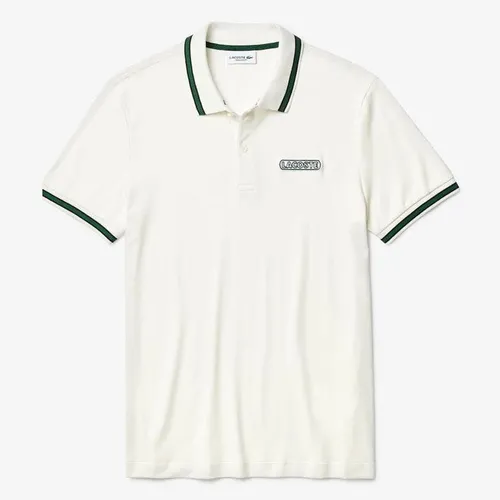 Áo Polo Men's Lacoste Heritage Badge Polo Shirt Màu Trắng