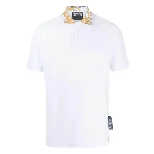 Áo Polo Versace Jeans Couture Baroque Collar Shirt Màu Trắng - Thời trang - Vua Hàng Hiệu