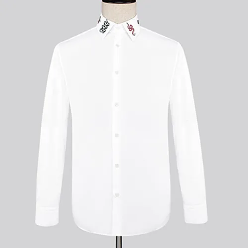 Áo Sơ Mi Gucci Cotton Shirt With Symbols Màu Trắng Size M