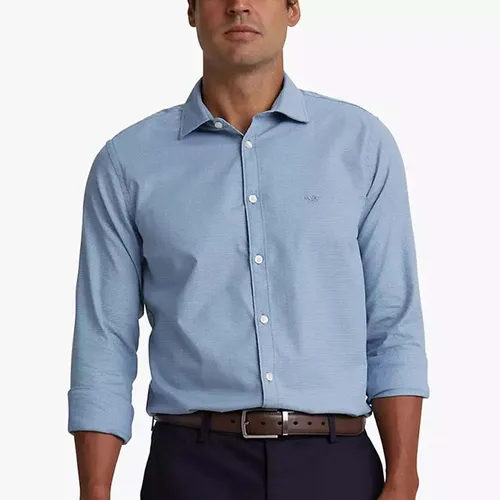 Thời trang - Áo Sơ Mi Tay Dài Dockers Slim Fit 28836-0180 Màu Xanh Blue - Vua Hàng Hiệu
