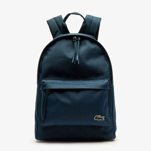 Balo Lacoste Men's Neocroc Small Canvas Backpack Reflecting Pond-5