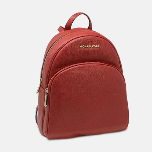 Balo Michael Kors MK Medium Abbey Backpack Màu Đỏ-4
