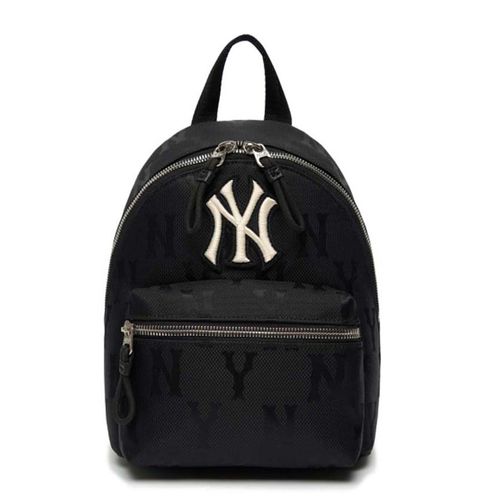 Balo MLB Monogram Nylon Jacquard Mini Backpack New York Yankees 3ABKS011N-50BKS