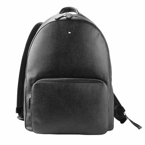 Balo Montblanc Meisterstuck Skeletion Black Leather Màu Đen