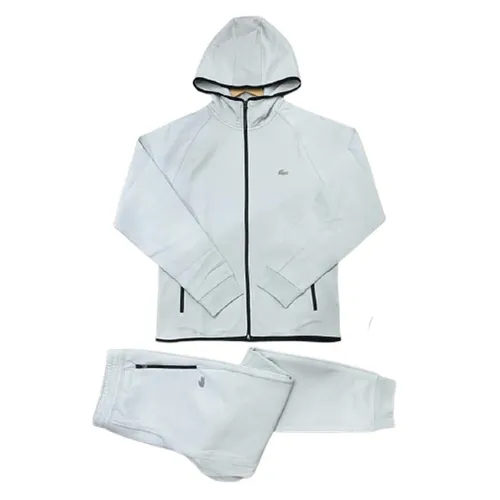 Bộ Quần Áo Nỉ Lacoste Màu Xám Size S