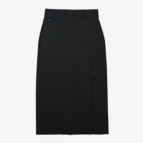 32990B52  Chân váy đen xòe basic túi sườn tuýp si Thời trang nữ Toson