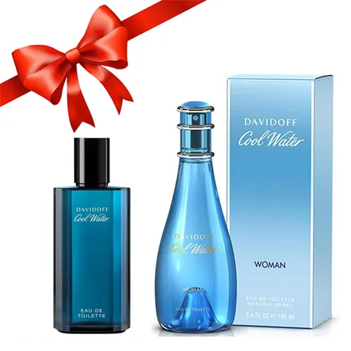 Nước hoa - Combo Nước Hoa Davidoff Cool Water For Men And Women - Vua Hàng Hiệu
