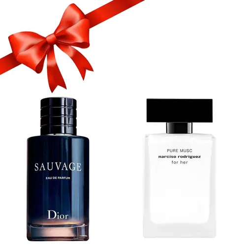 Nước hoa Dior Bộ sản phẩm - Combo Nước Hoa Dior Sauvage EDP 60ml + Nước Hoa Narciso Pure Musc EDP - Vua Hàng Hiệu