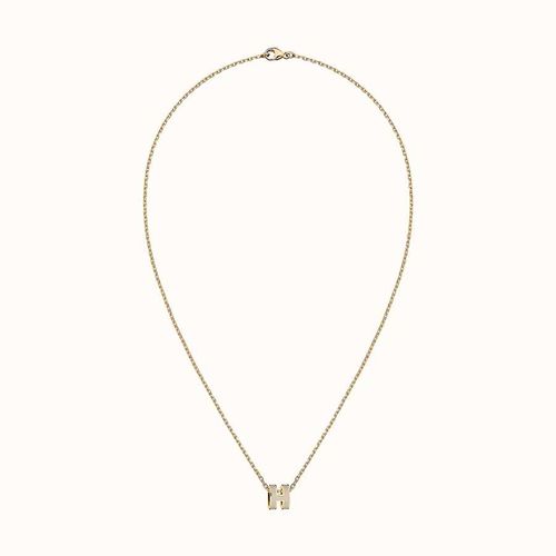 Dây Chuyền Hermès Mini Pop H Necklace Màu Vàng-1