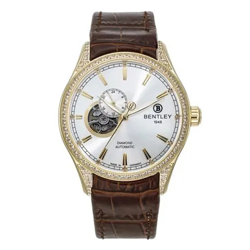 Đồng hồ Bentley - Đồng Hồ Nam Bentley BL1784-252KCD-S2 Màu Nâu Mặt Trắng - Vua Hàng Hiệu