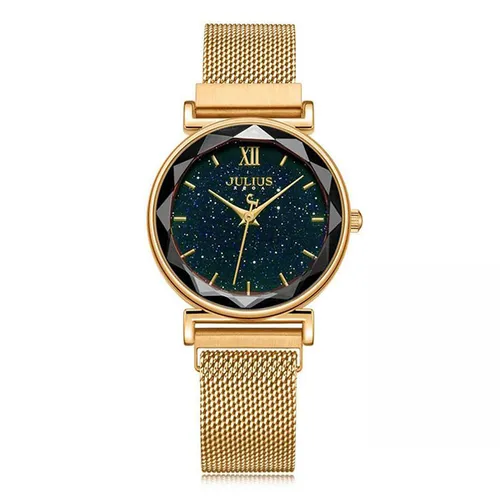 Đồng Hồ Nữ Julius JA-1172A Màu Vàng Gold