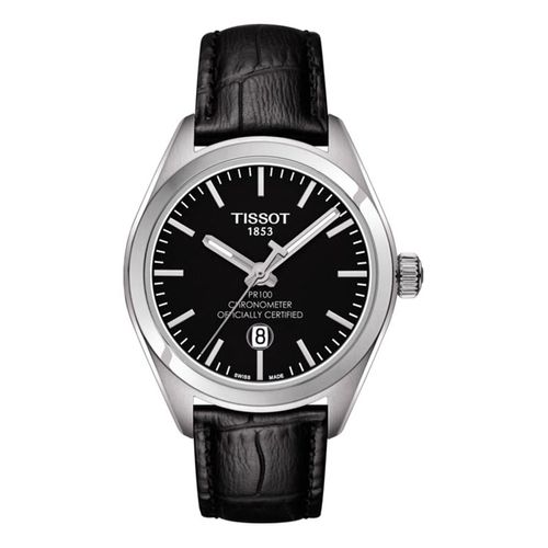 Đồng Hồ Nữ Tissot PR 100 Chronometer Black Dial Ladies Watch T101.251.16.051.00-1