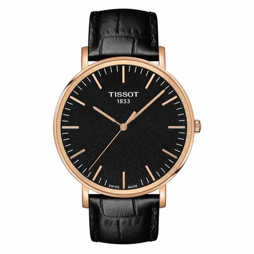 Tissot - Đồng Hồ Tissot Everytime Large Black Dial Men's Watch T109.610.36.051.00 - Vua Hàng Hiệu