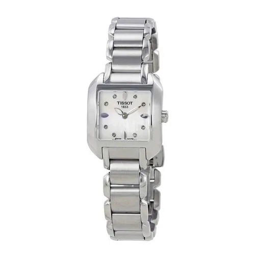 Đồng Hồ Tissot T-Trend T-Wave Mother of Pearl Diamond Ladies Watch T02.1.285.74 - Đồng hồ - Vua Hàng Hiệu