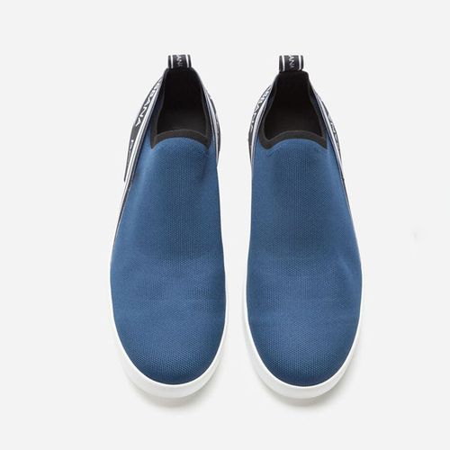 Giày Dolce & Gabbana Navy And White Portofino Slip-On Sneakers Màu Xanh Navy Size 40