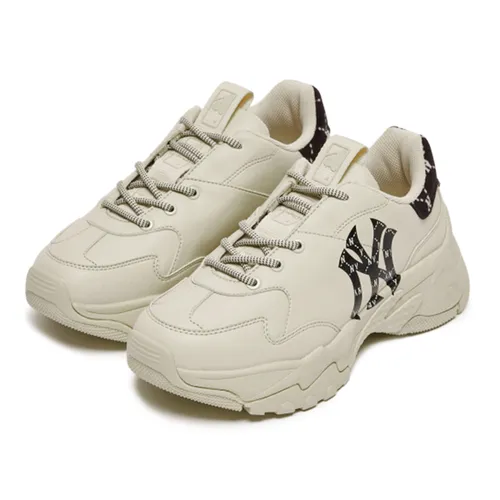 Giày MLB Bigball Chunky Mono Heel New York Yankees 3ASHCM11N-50BKS Màu Trắng Đục Size 230