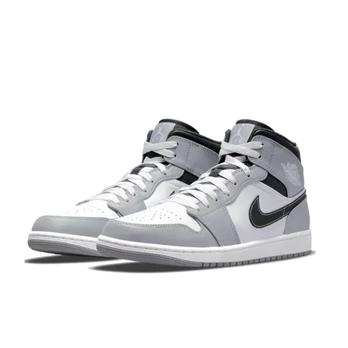 Giày Nike Jordan 1 Mid Light Smoke Grey Anthracite Màu Xám Size 42.5 - Giày - Vua Hàng Hiệu
