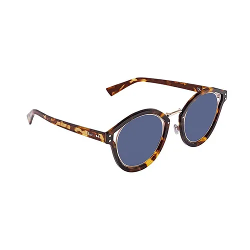 Kính Mát Dior Elliptic Blue Round Ladies Sunglasses DIORELLIPTIC TZ8/KU 48