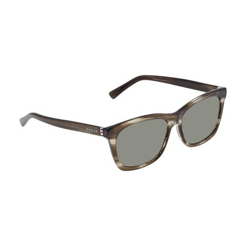 Kính Mát Gucci Grey Rectangular Men's Sunglasses GG0449S 006 56-3