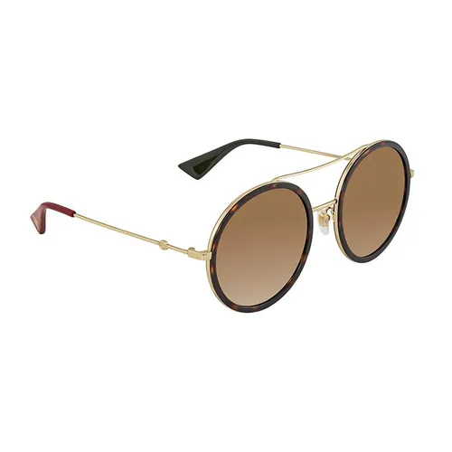 Kính Mát Gucci Round Havana Ladies Sunglasses GG0061S 013 56 - Kính mắt - Vua Hàng Hiệu