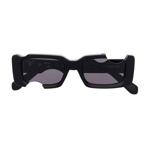 Kính Mát Off-White Cady Cut-Out Rectangular-Frame Sunglasses Màu Đen-3